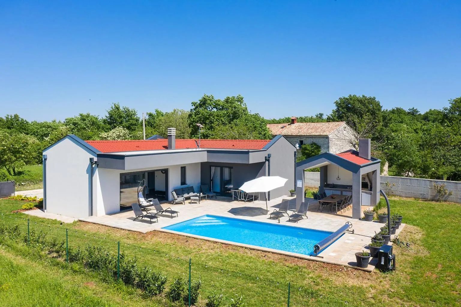 Villa Vila Nora With Heated Pool Marcana Croatia